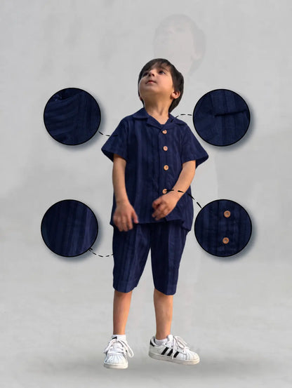 Navy Blue Summer Wear - Close up