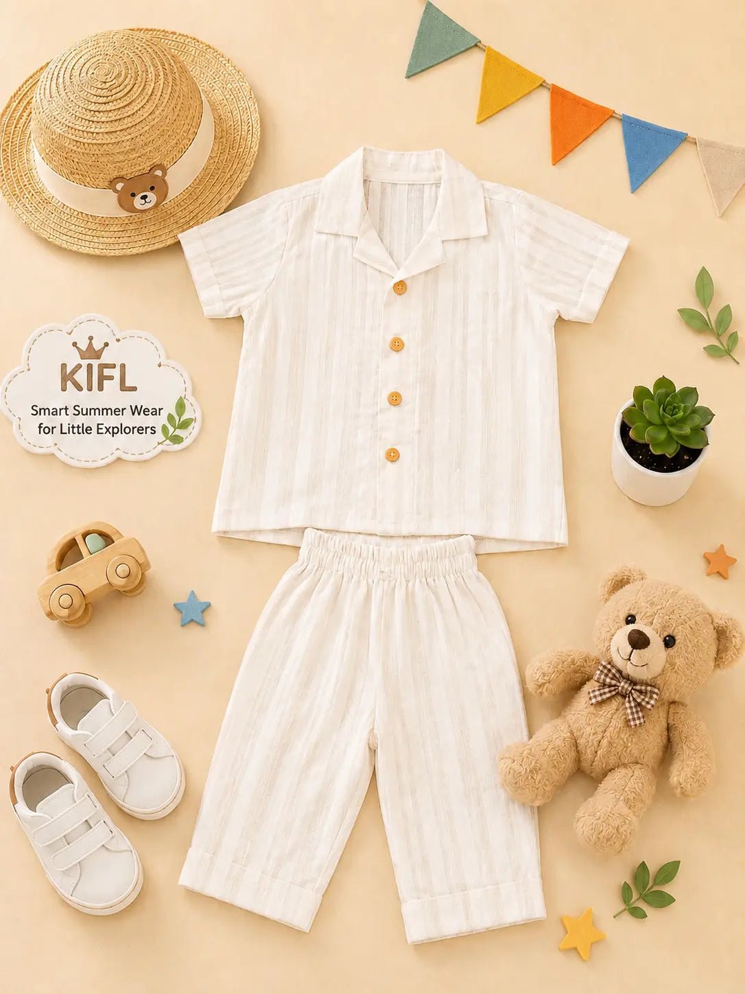 KIFL Breeze Summer Set – Baby Pink - KIFL